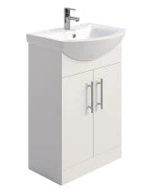 Belmont Gloss White 55cm Vanity Unit